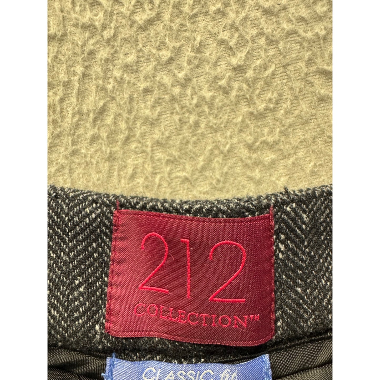 212 Collection Classic Fit Grey Dress Pants Average #201B