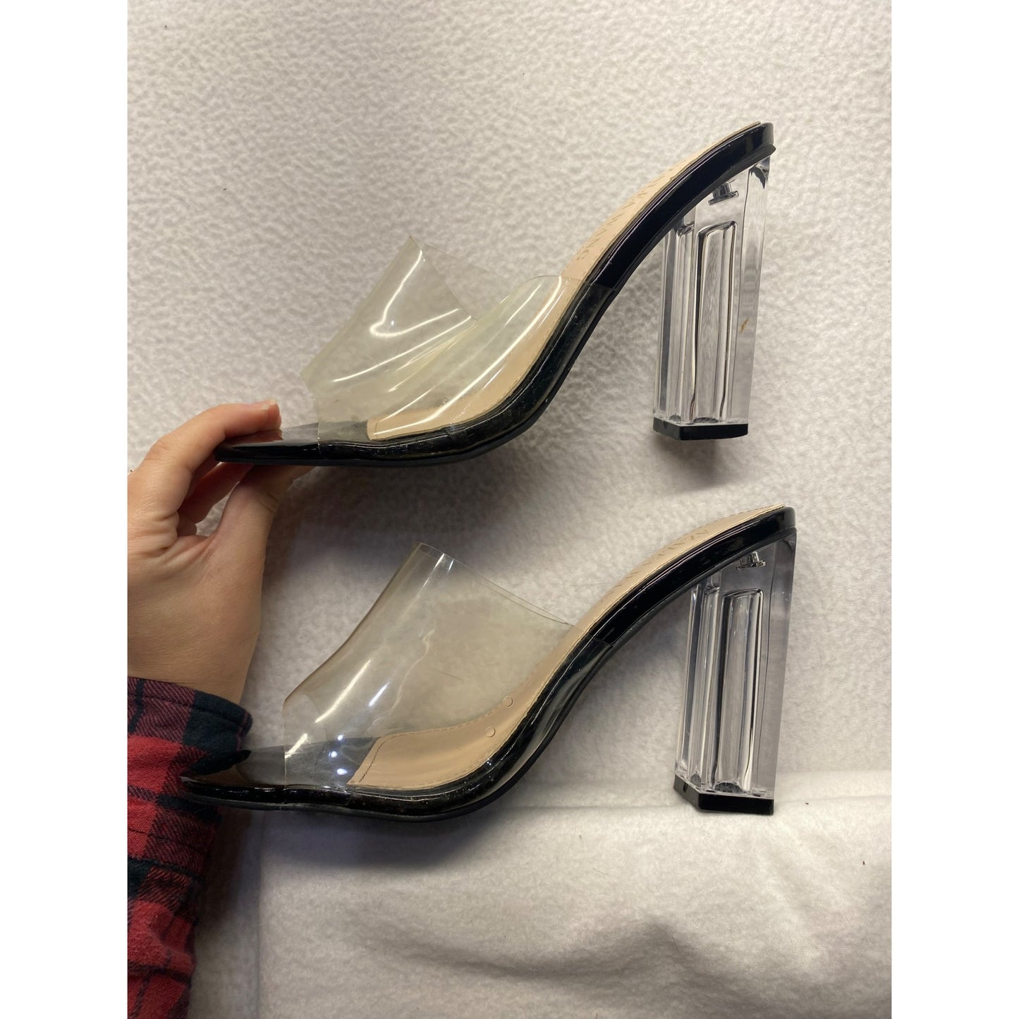 Gorgeous clear Azalea Wang Heels #5141