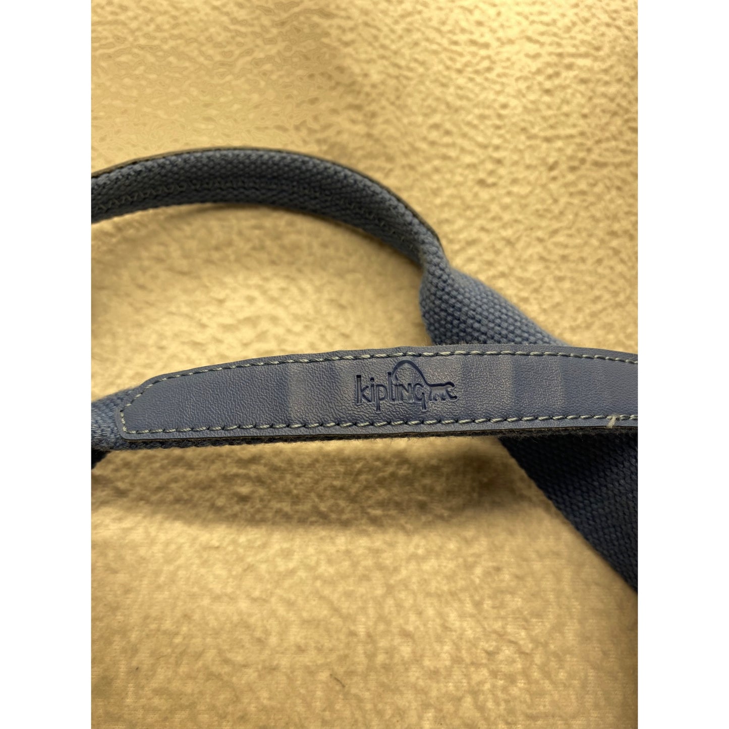 Kipling Blue Nylon Shoulder Tote Bag  #7177