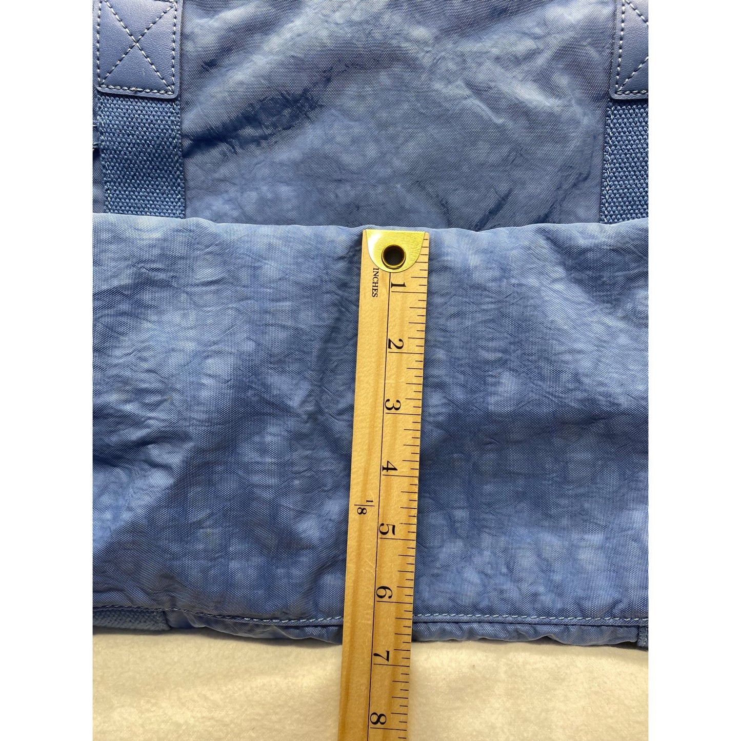 Kipling Blue Nylon Shoulder Tote Bag  #7177
