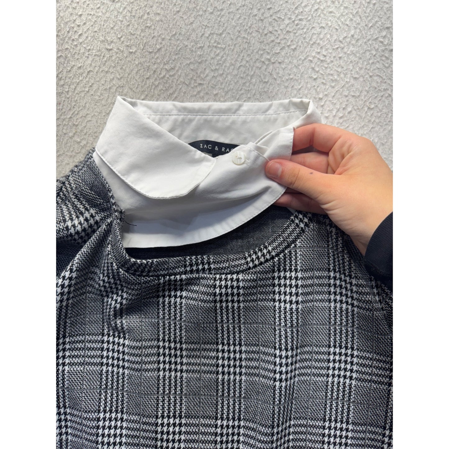 Aeropostale Striped Back Burgundy Long Sleeve Sweater Small #9941