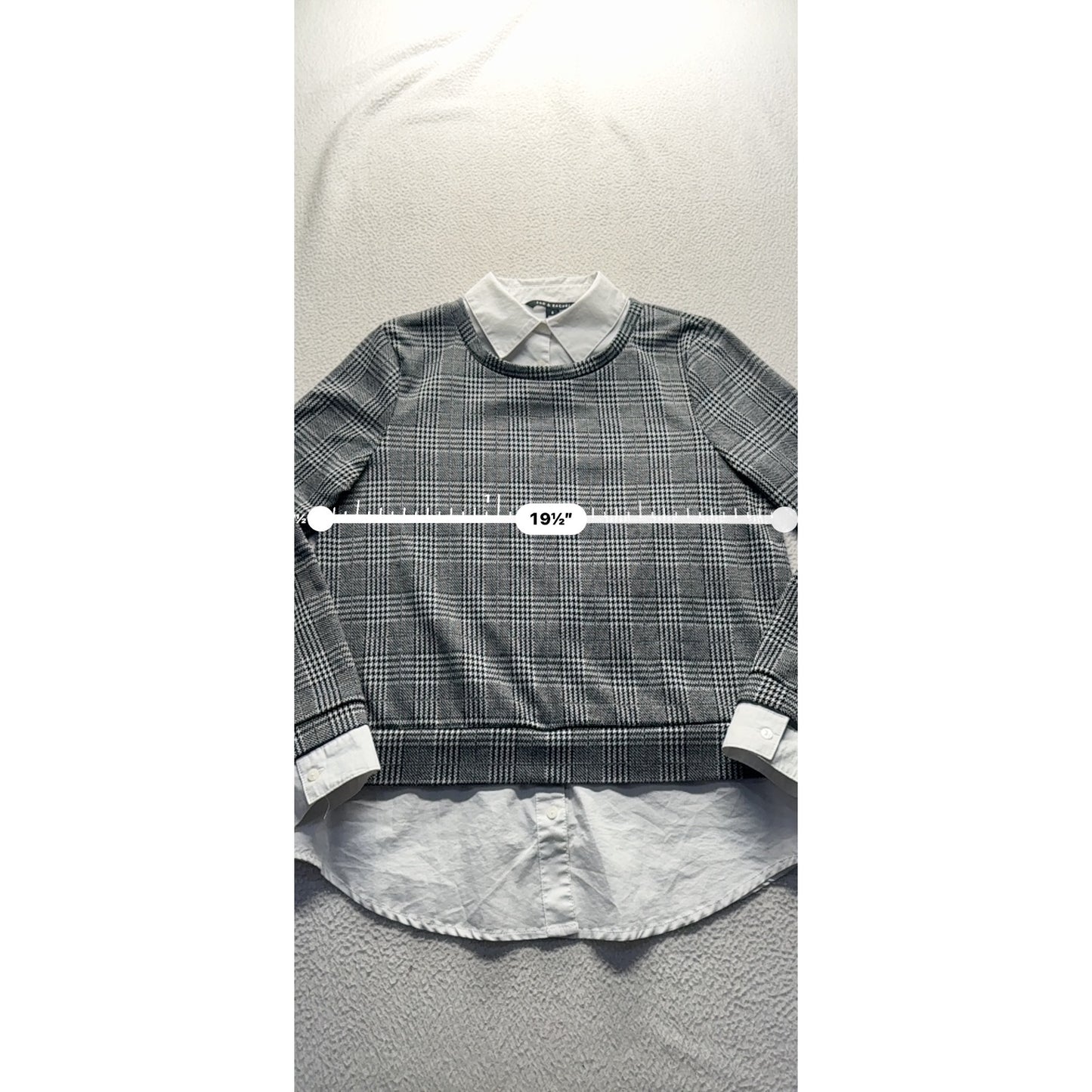 Aeropostale Striped Back Burgundy Long Sleeve Sweater Small #9941