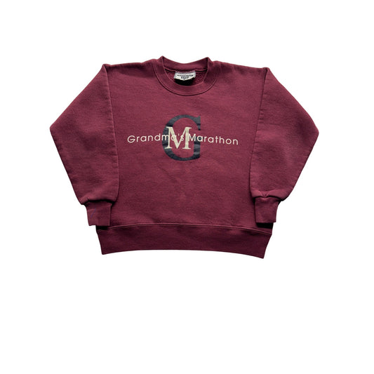 Grandmas Marathon Youth Sweatshirt By Lee  Cotton/Polyester Blend Burgundy #7768