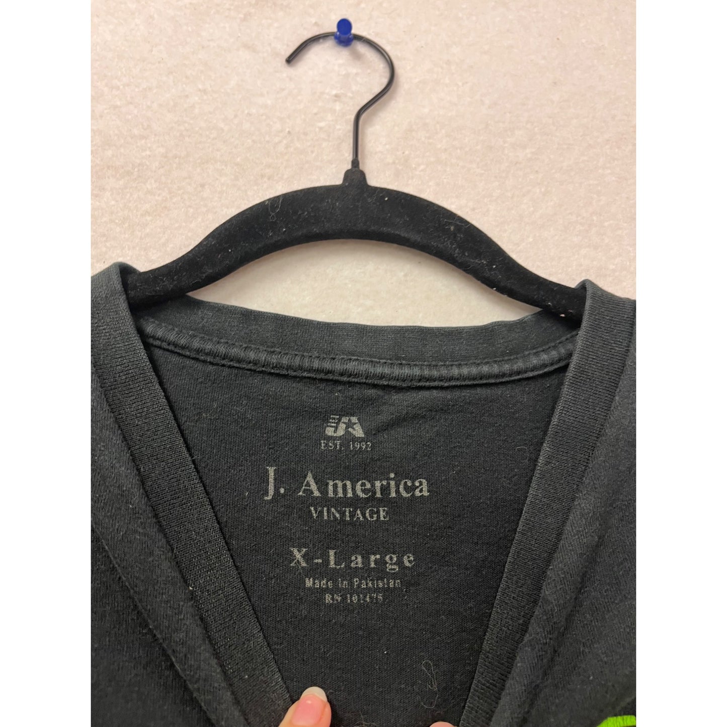 J. America Vintage Arcticwear X-Large T-Shirt Black #637A