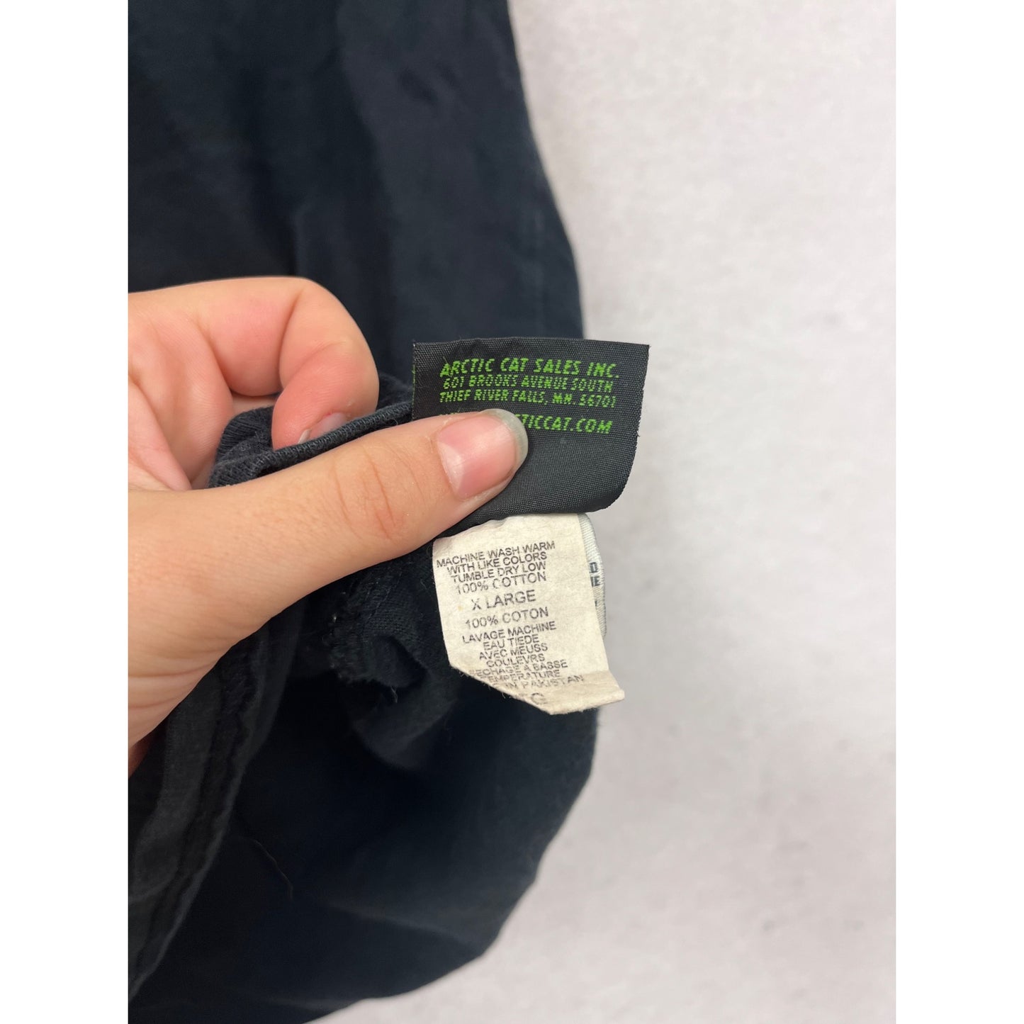 J. America Vintage Arcticwear X-Large T-Shirt Black #637A