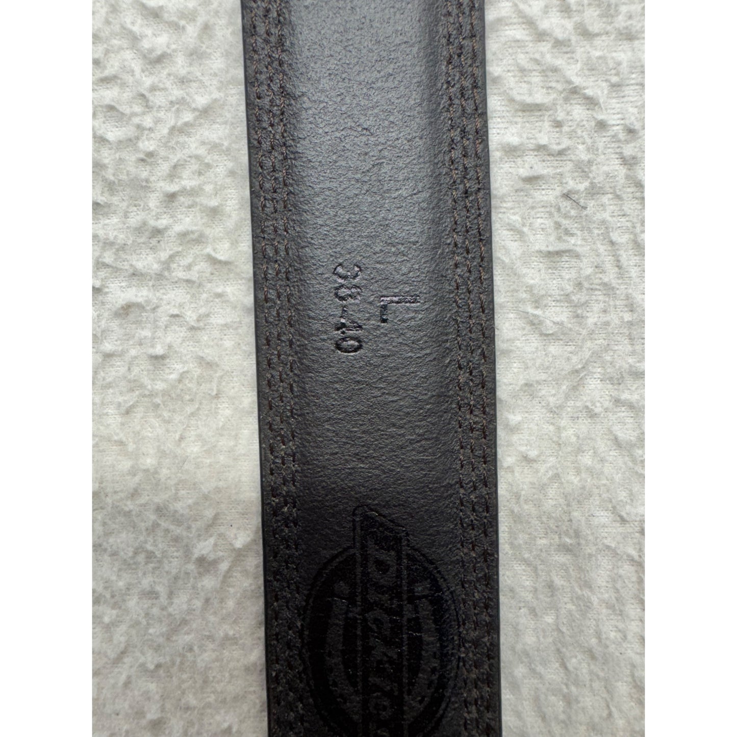 Dickies Black Synthetic Leather Belt Size L Durable With Metal Buckle #9885