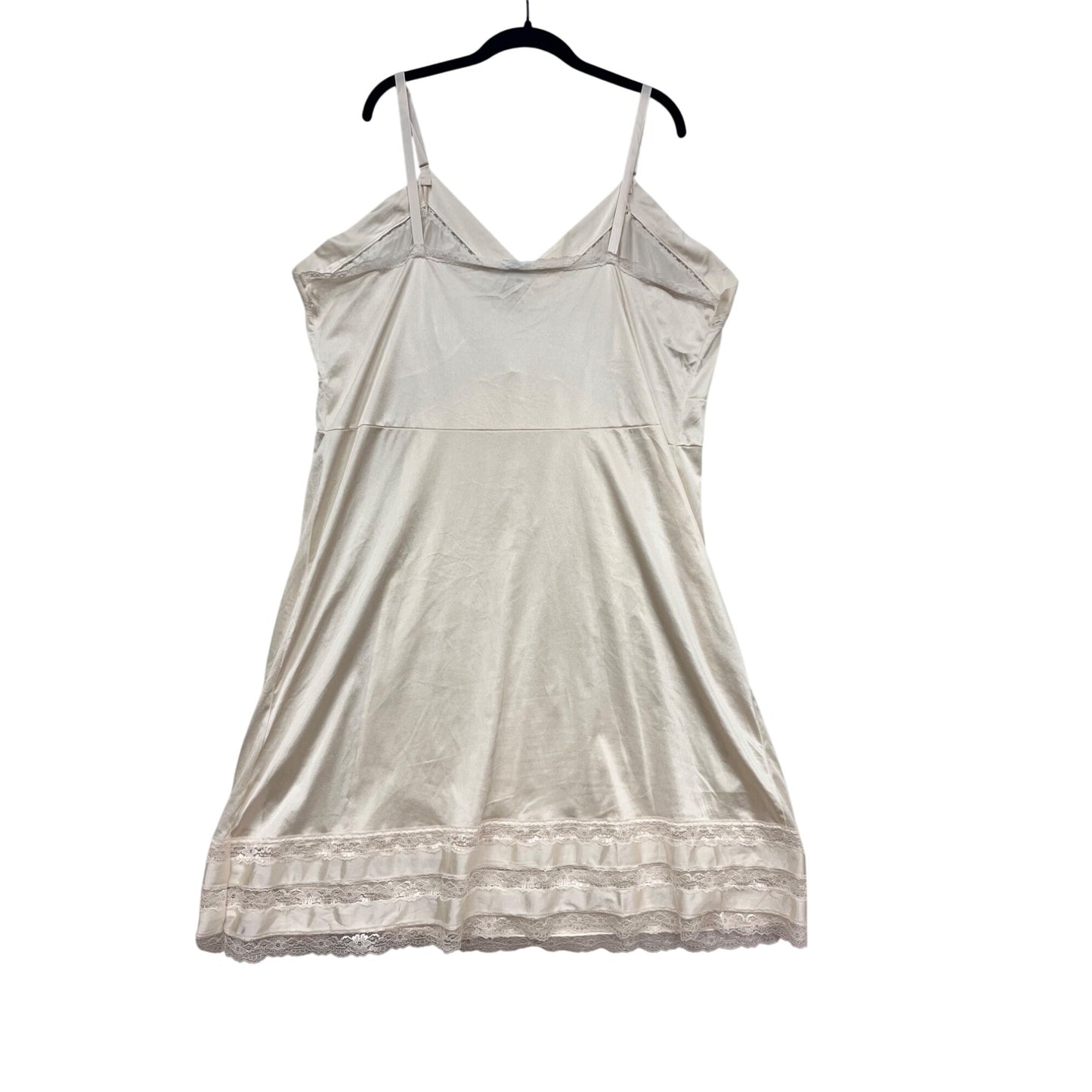 Velrose Size 48 Lace-Trimmed Slip Dress #662A