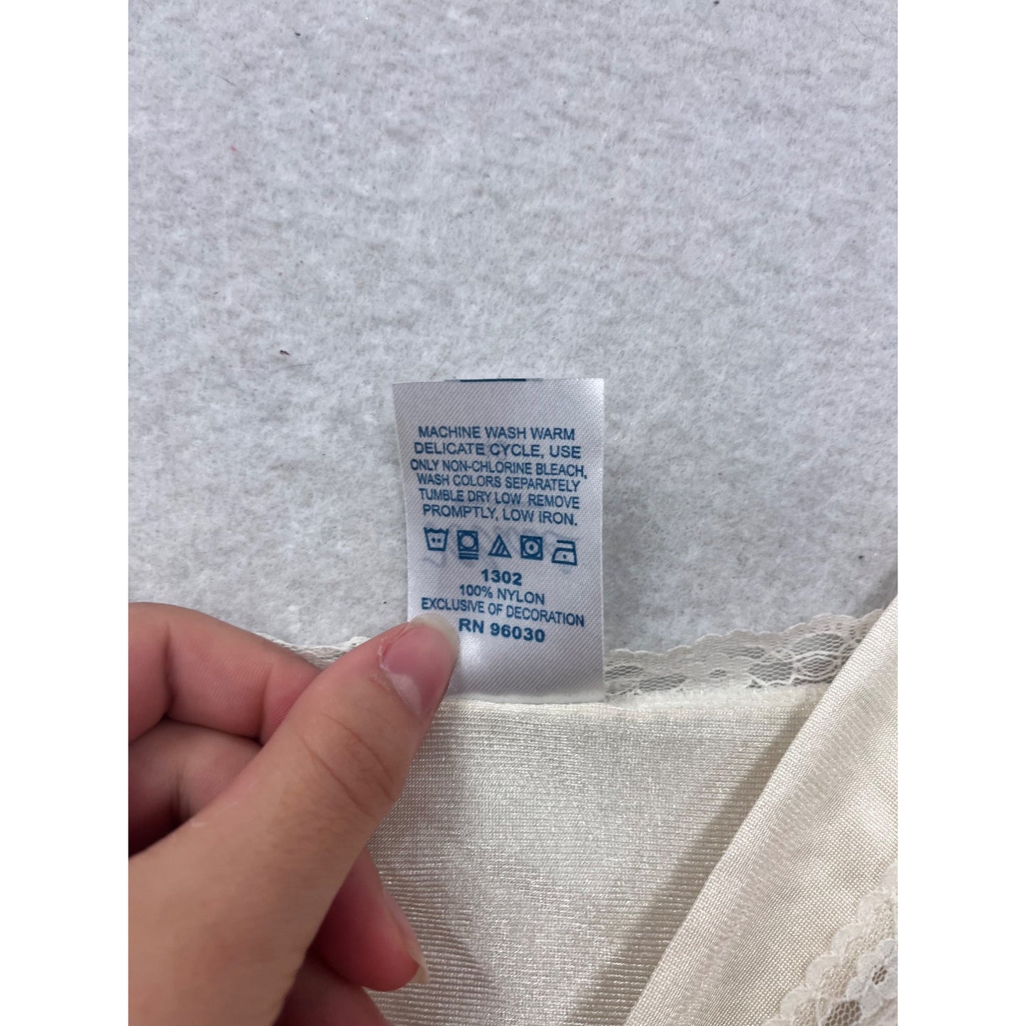 Velrose Size 48 Lace-Trimmed Slip Dress #662A