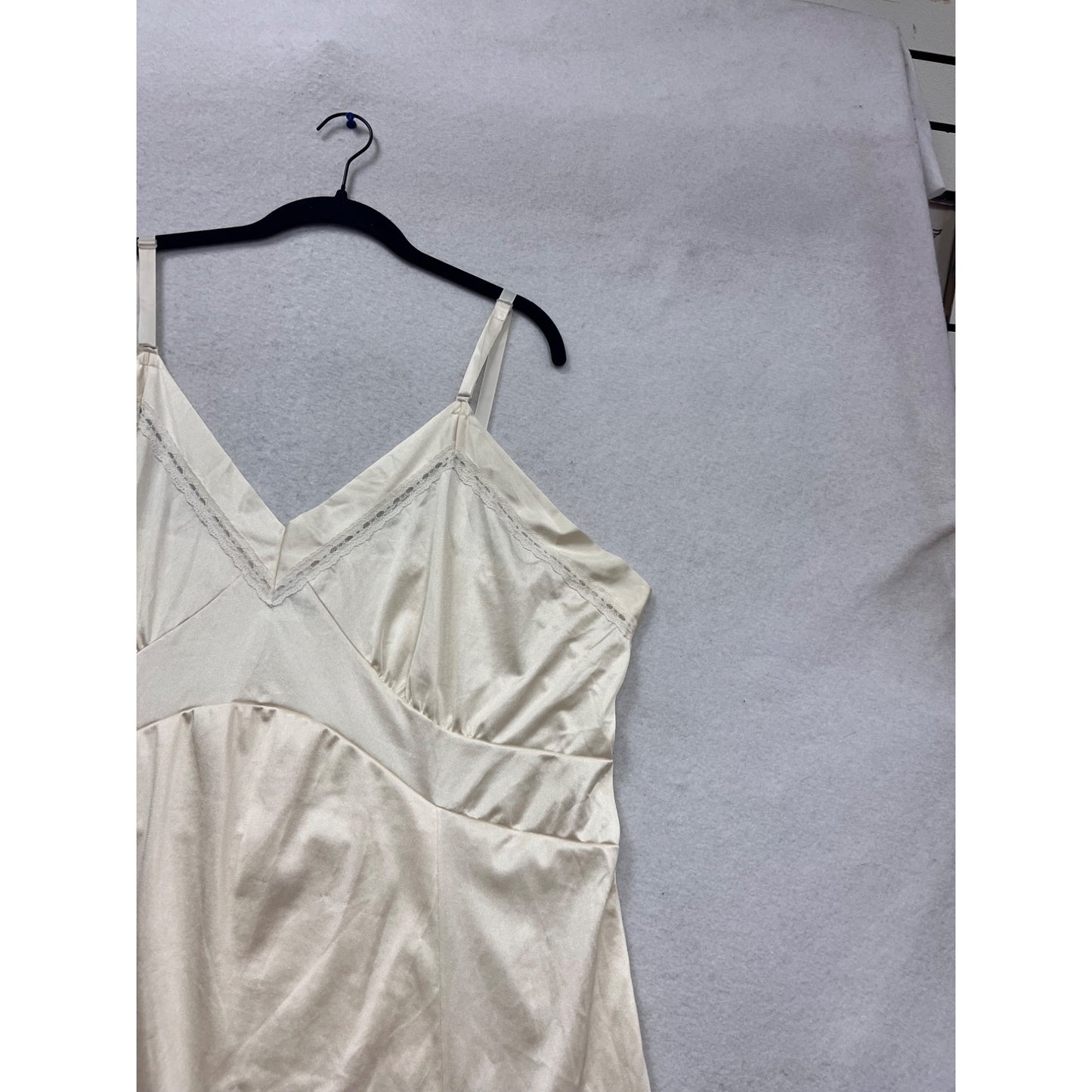 Velrose Size 48 Lace-Trimmed Slip Dress #662A