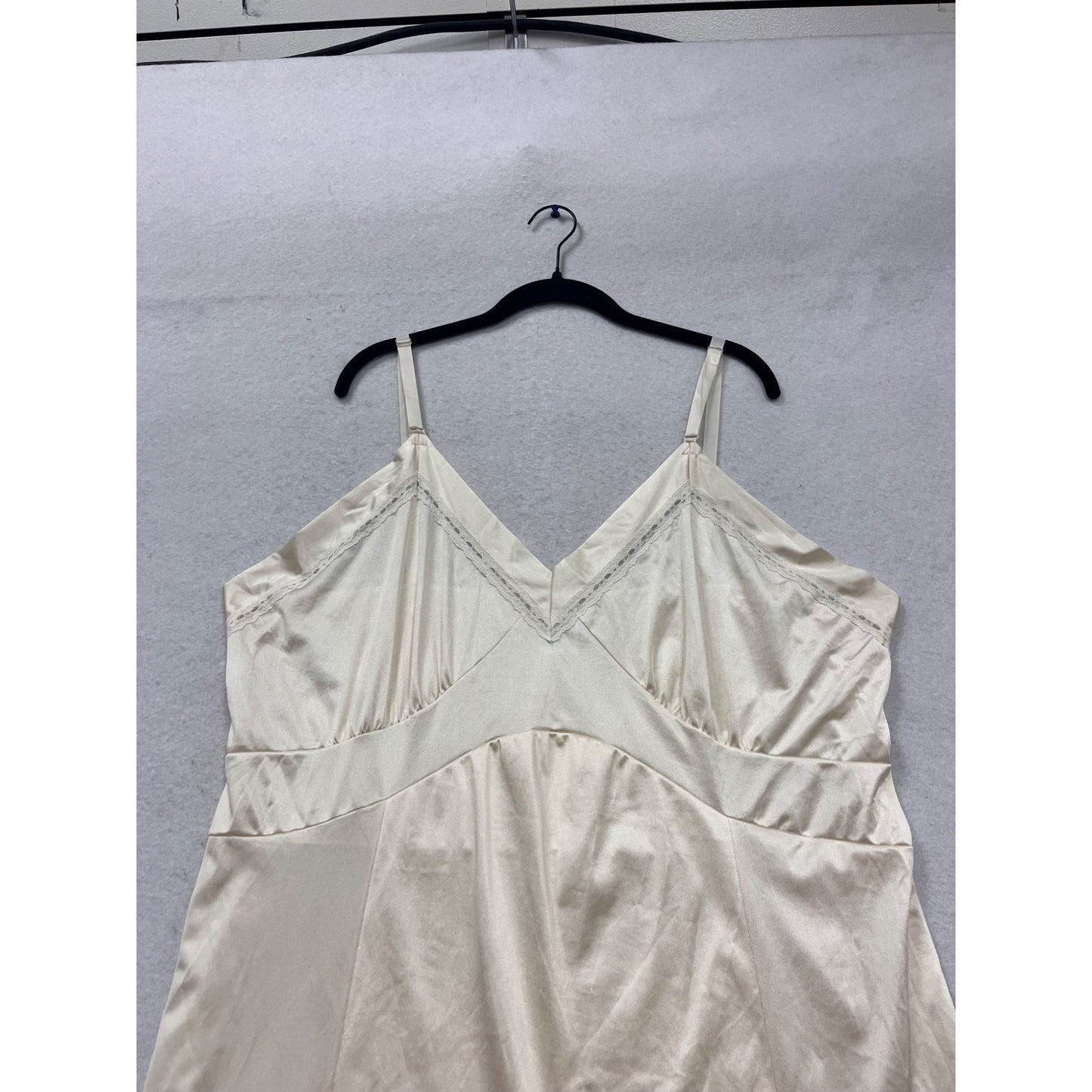 Velrose Size 48 Lace-Trimmed Slip Dress #662A