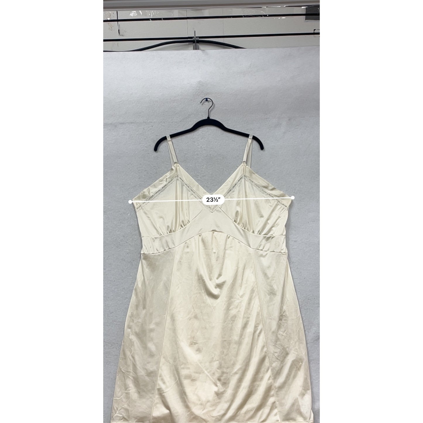 Velrose Size 48 Lace-Trimmed Slip Dress #662A