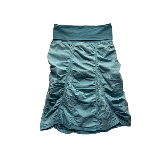 Wearables Blue Ruched Skirt S #9025