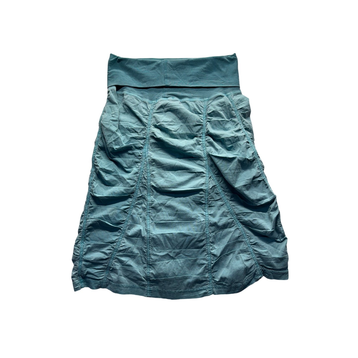 Wearables Blue Ruched Skirt S #9025
