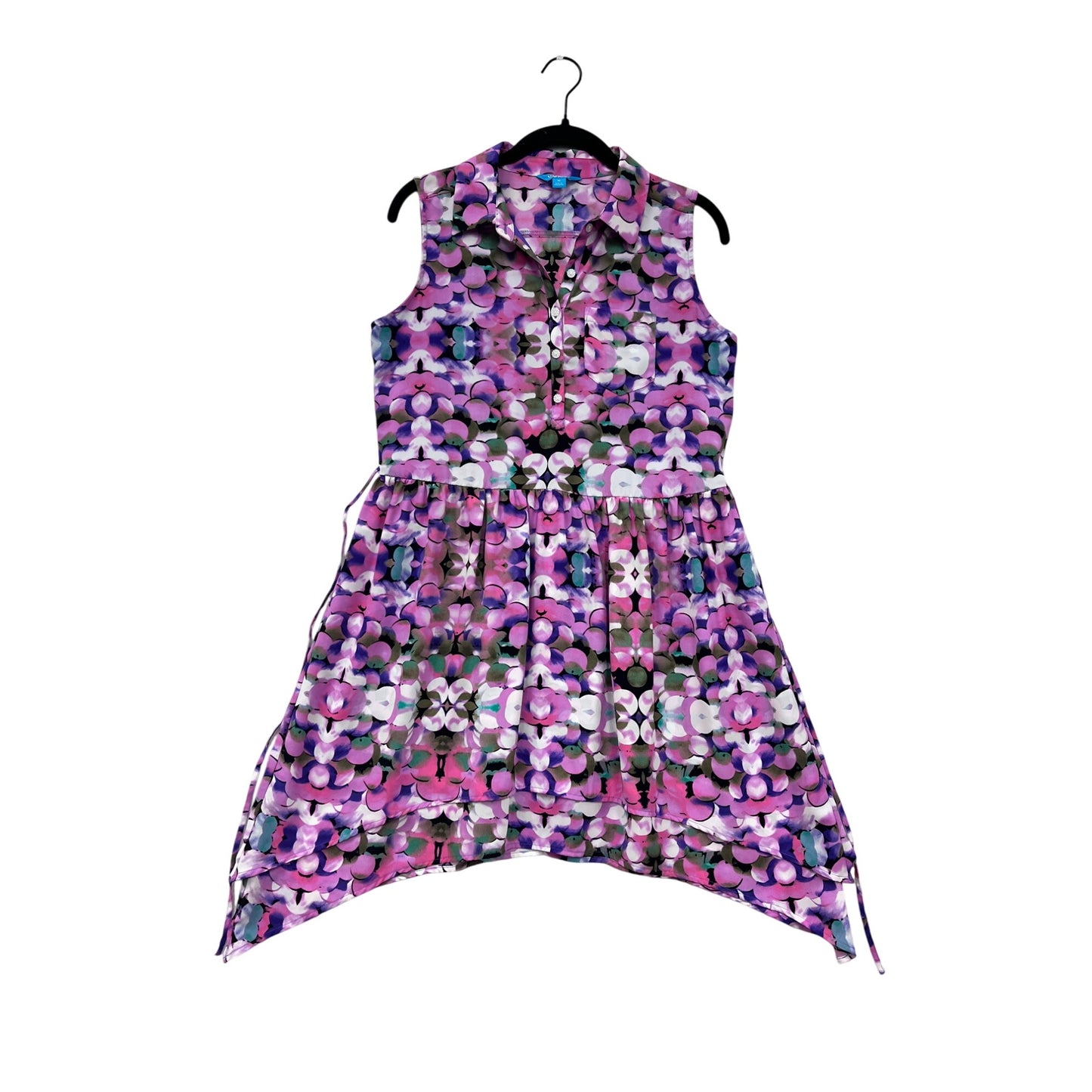 Sleeveless Womens Floral Dress Size M #32A
