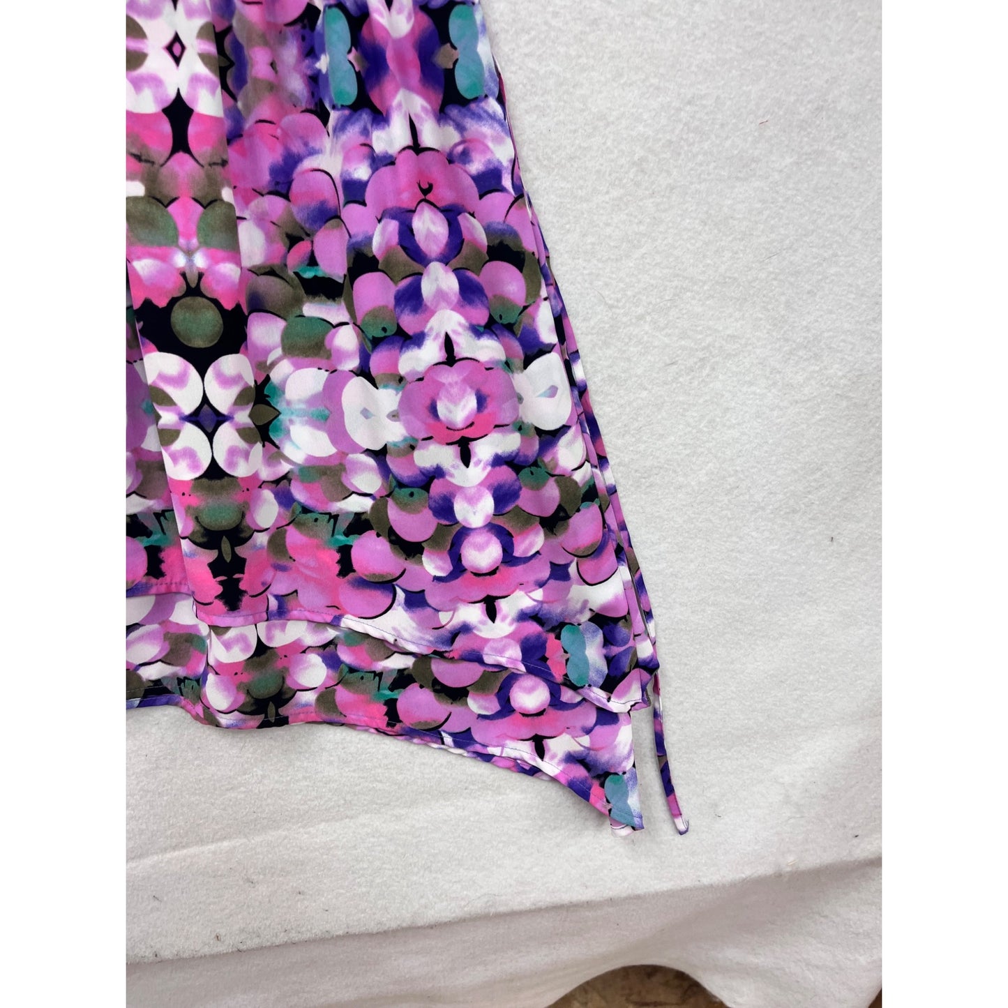 Sleeveless Womens Floral Dress Size M #32A