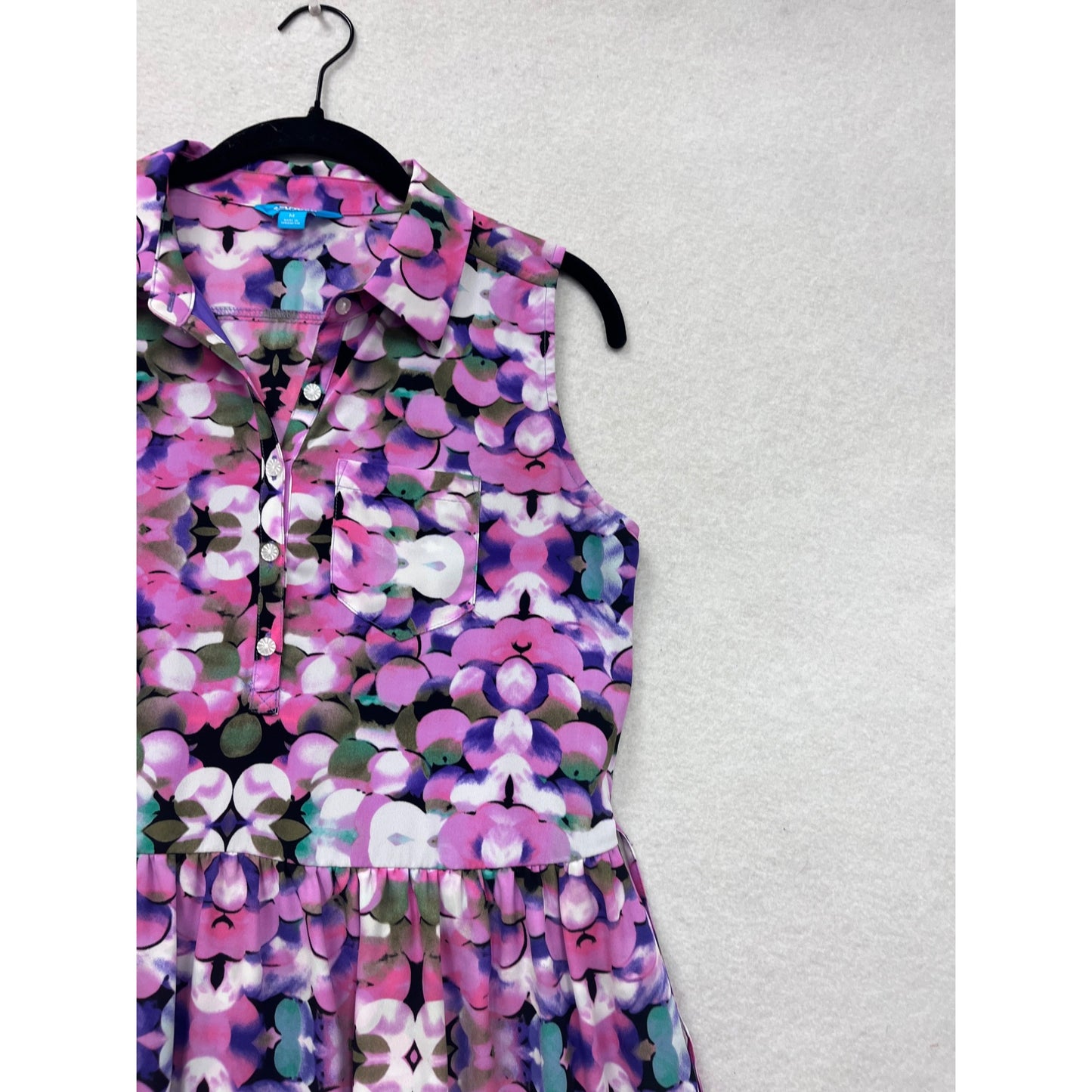 Sleeveless Womens Floral Dress Size M #32A