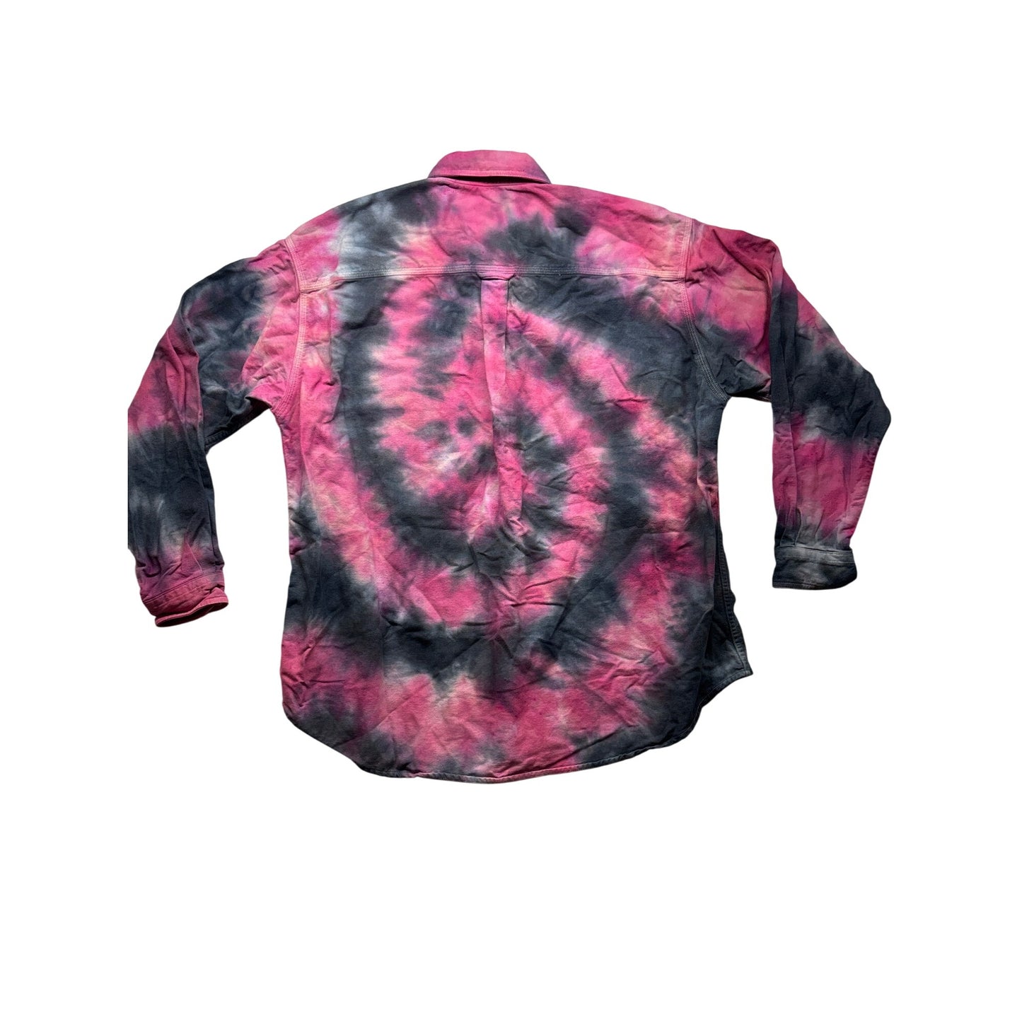 Awesome men’s tie dye woolrich button up #2938