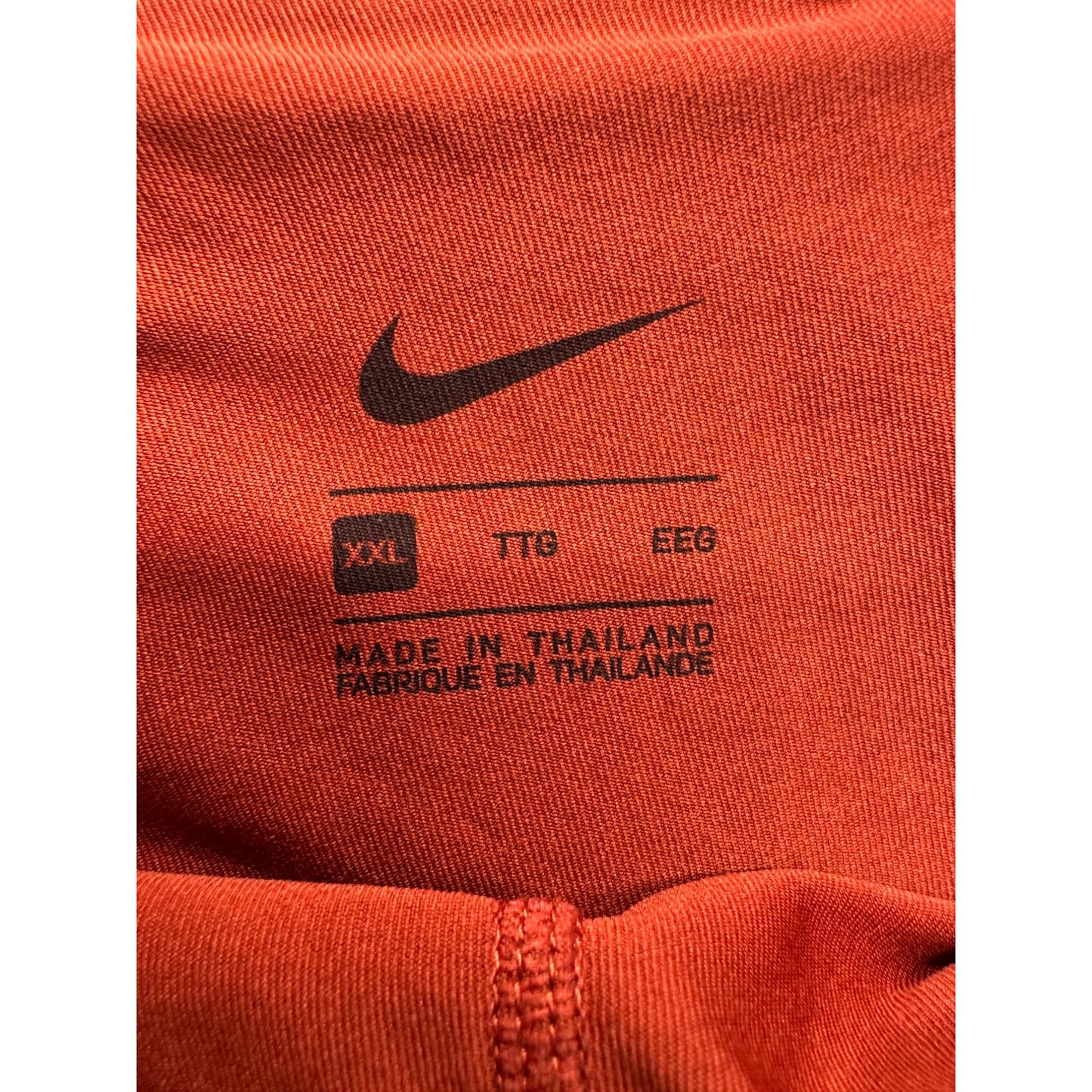 Nike XXL Blue & Red Double-Layer Running Shorts With Zipper Pocket #9351