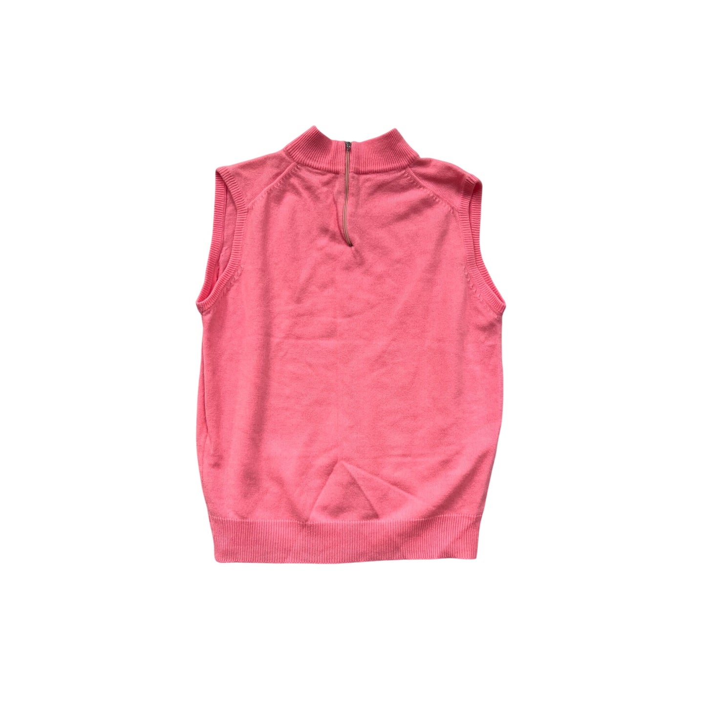 Vintage 90s Fully Fashion Pink Sleeveless Sweater Vest M #8701