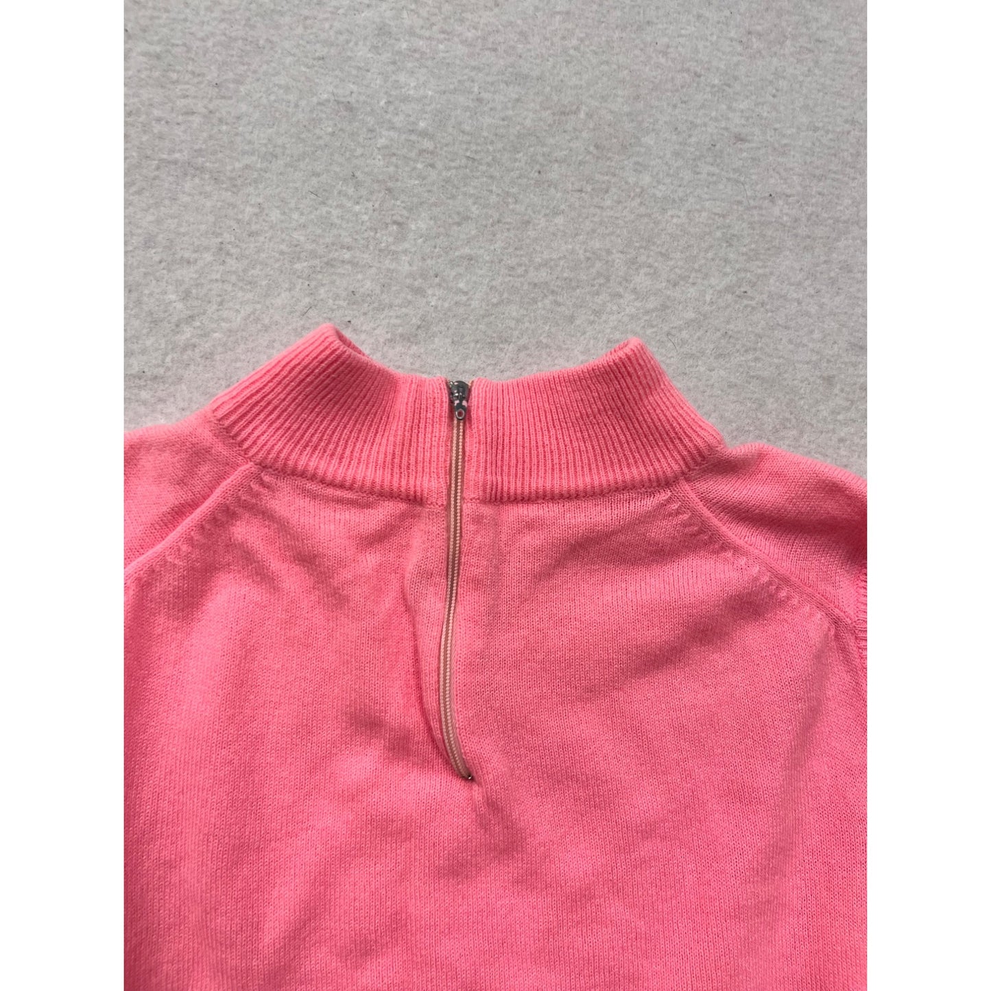 Vintage 90s Fully Fashion Pink Sleeveless Sweater Vest M #8701