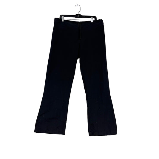 Vintage Mossimo Black Wide-Leg Pants L #720A