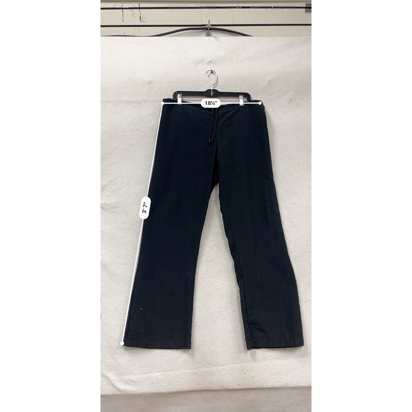 Vintage Mossimo Black Wide-Leg Pants L #720A