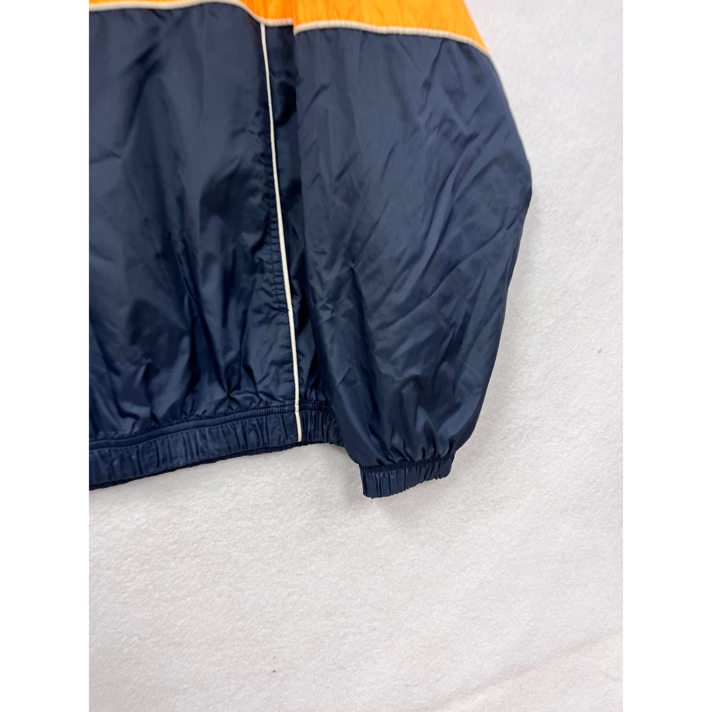 Vintage C&B Sport By Croft & Barrow Navy & Orange Windbreaker Jacket #8321
