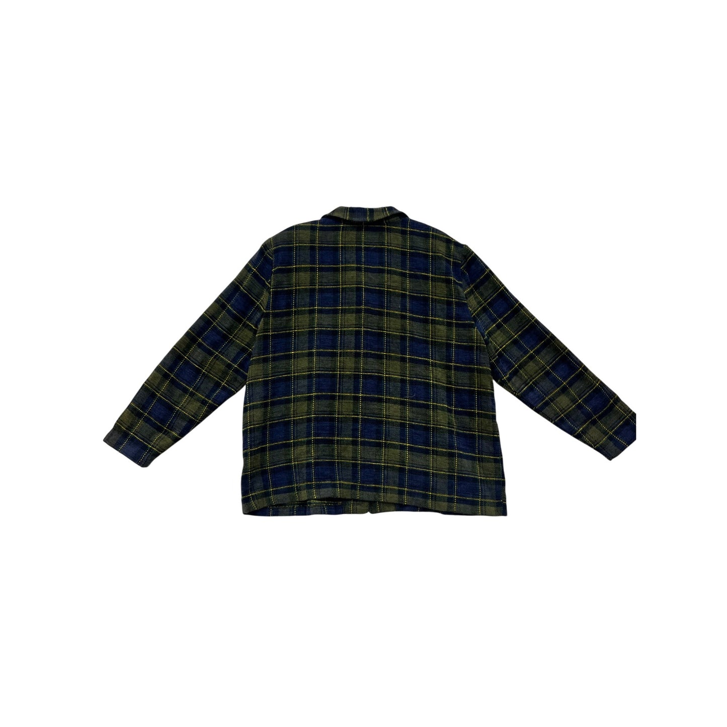 Fashion Bug 1X Button-Down Plaid Shirt Jacket #8641