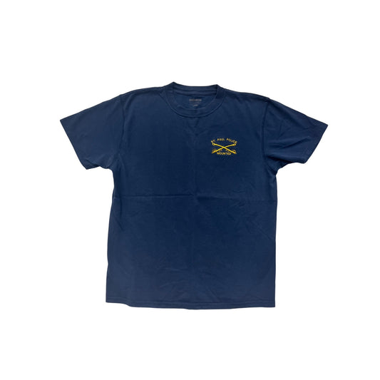 St. Paul Police Mounted Navy T-Shirt Mens L Cotton Logo Tee Short Sleeve #6960