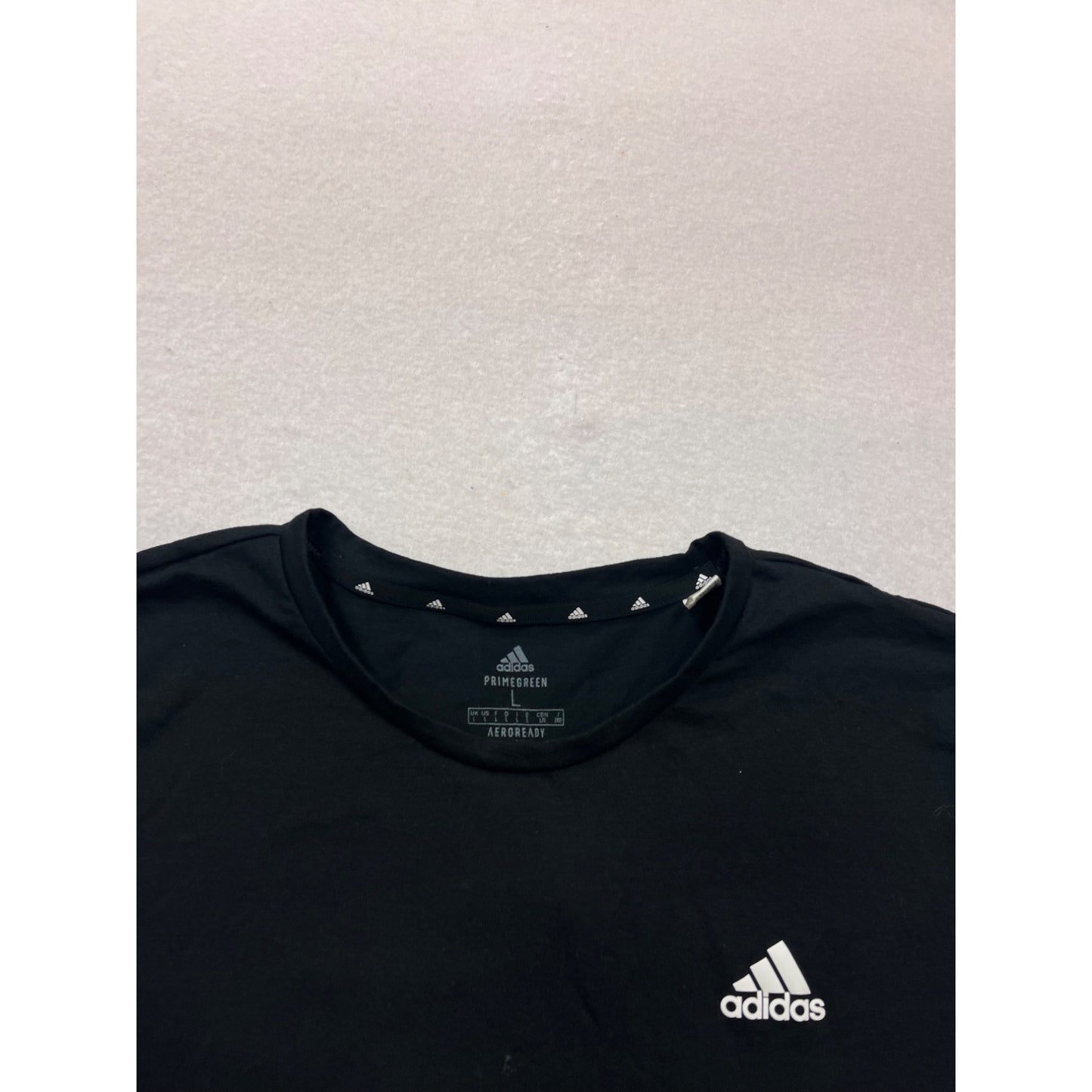 Adidas Aeroready Black T-Shirt Large #924A