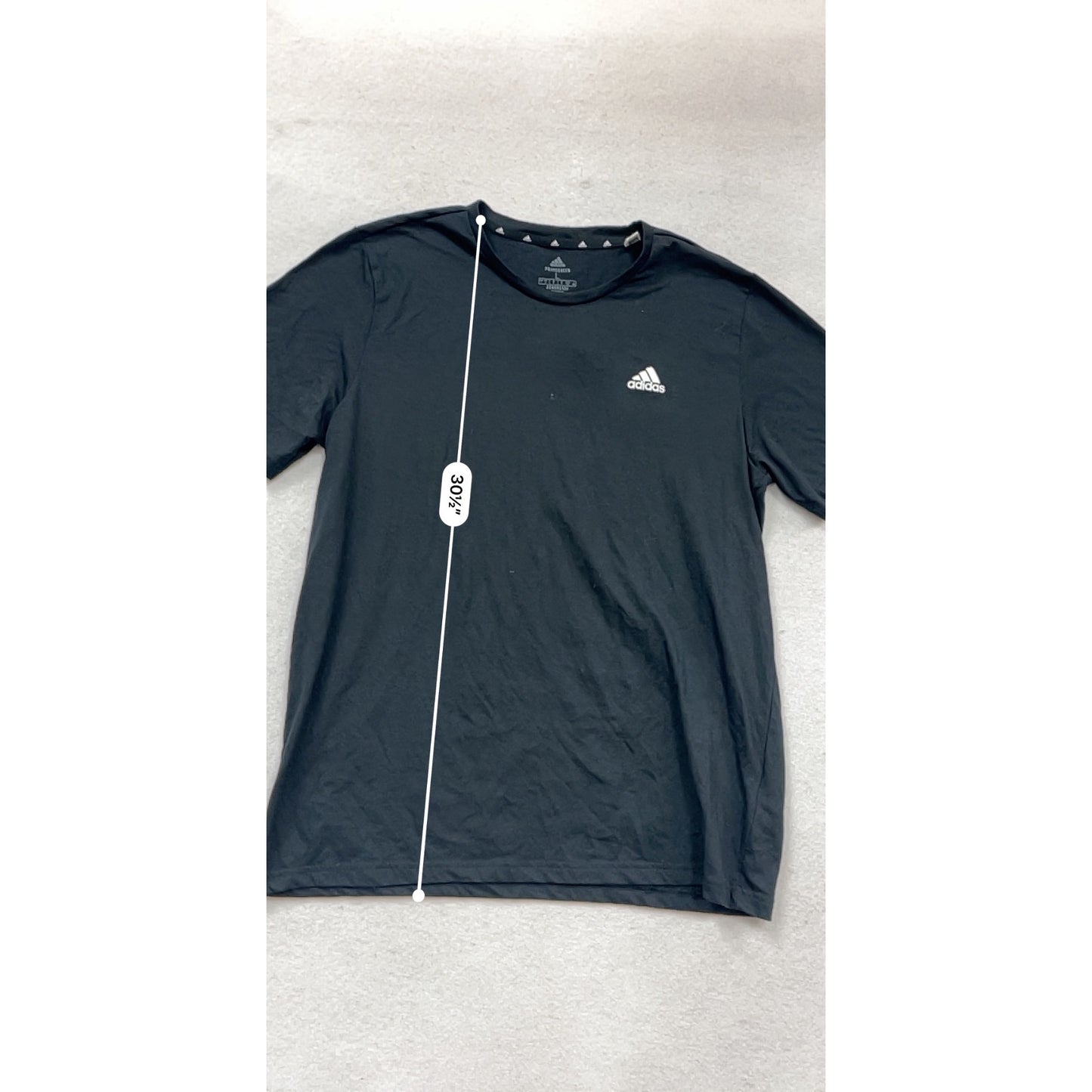 Adidas Aeroready Black T-Shirt Large #924A