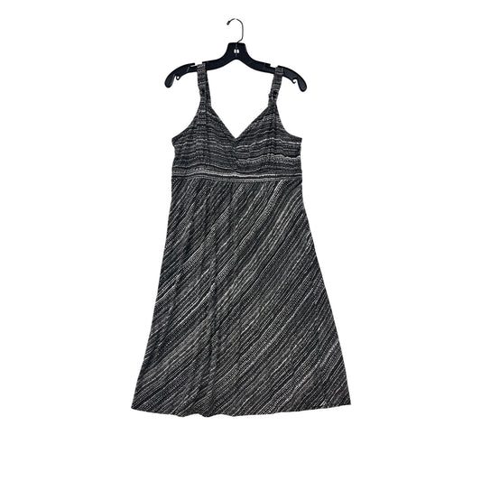Aventria Womens Black & White Patterned Sleeveless Sundress L #8410