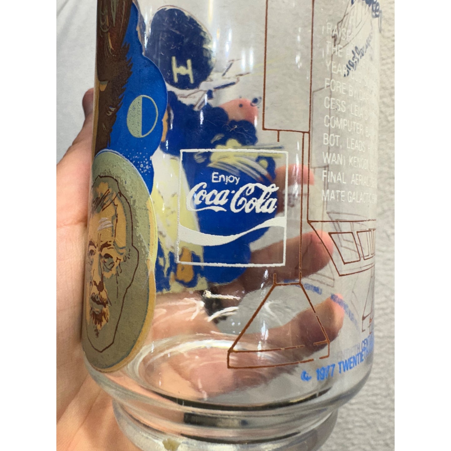 Star Wars 1977 Luke Skywalker Burger King & Coca-Cola Collectors Glass #118B