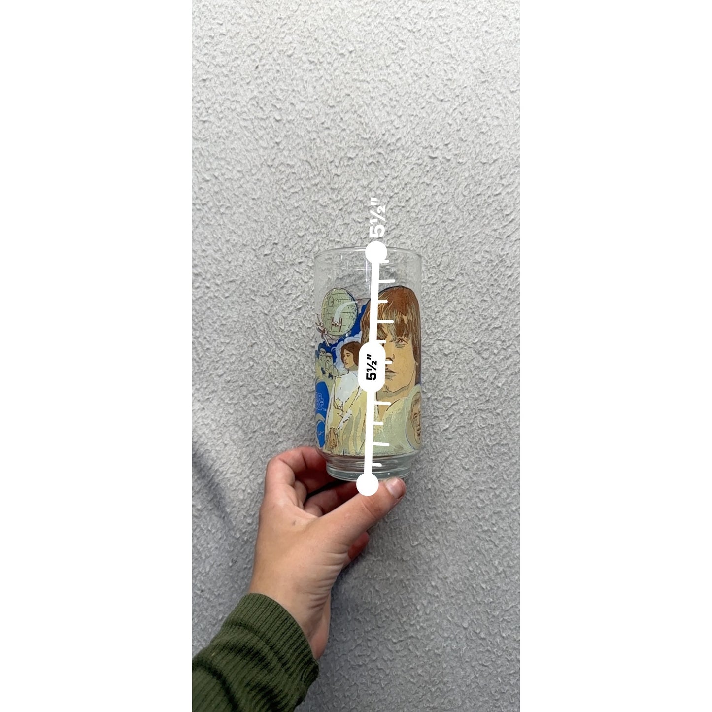 Star Wars 1977 Luke Skywalker Burger King & Coca-Cola Collectors Glass #118B