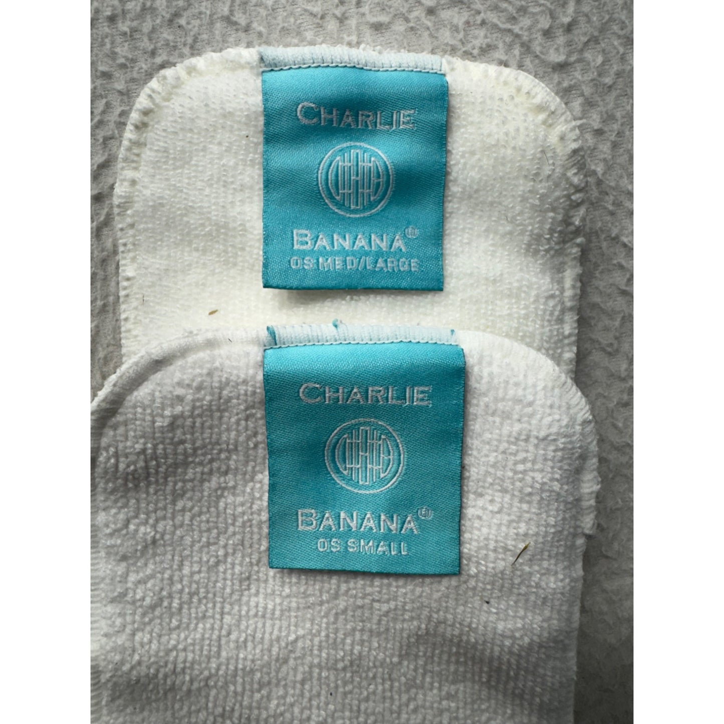 Charlie Banana Reusable Cloth Diaper Inserts Mixed Sizes Set Of 10 White #9931