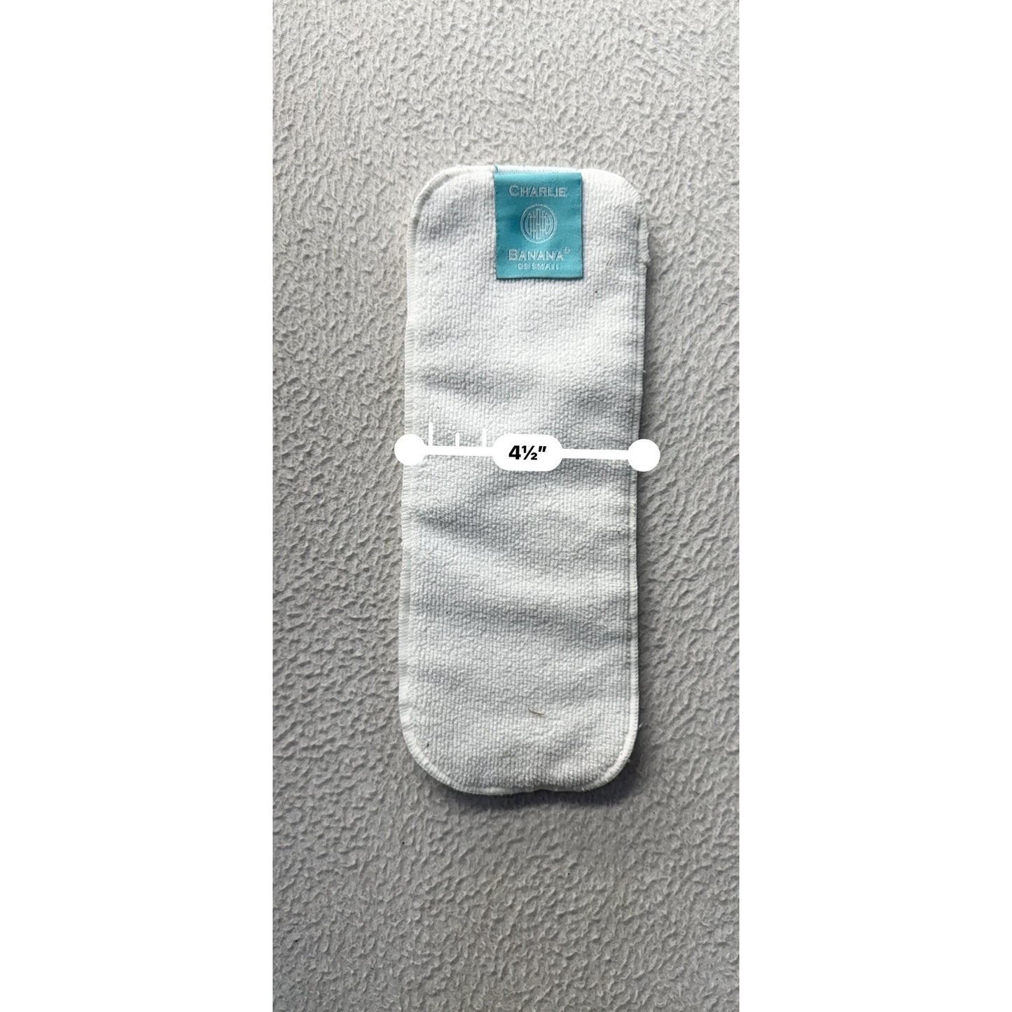 Charlie Banana Reusable Cloth Diaper Inserts Mixed Sizes Set Of 10 White #9931