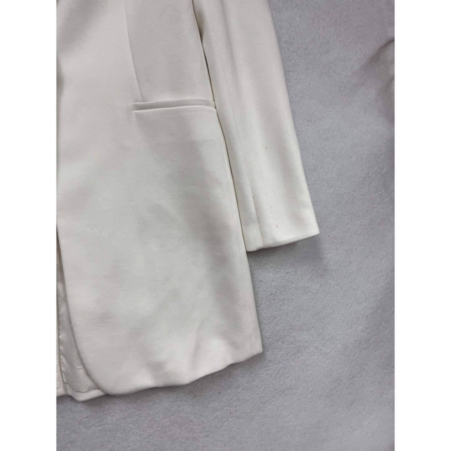 Tommy Hilfiger White Blazer Coat Size 10 #428A
