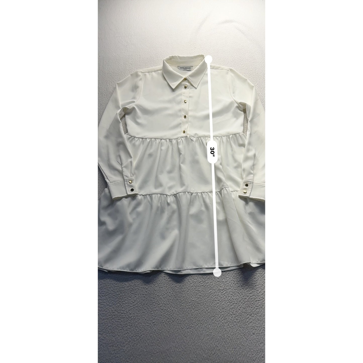 Amanda Uprichard New York Tiered Shirt Dress XS #7913
