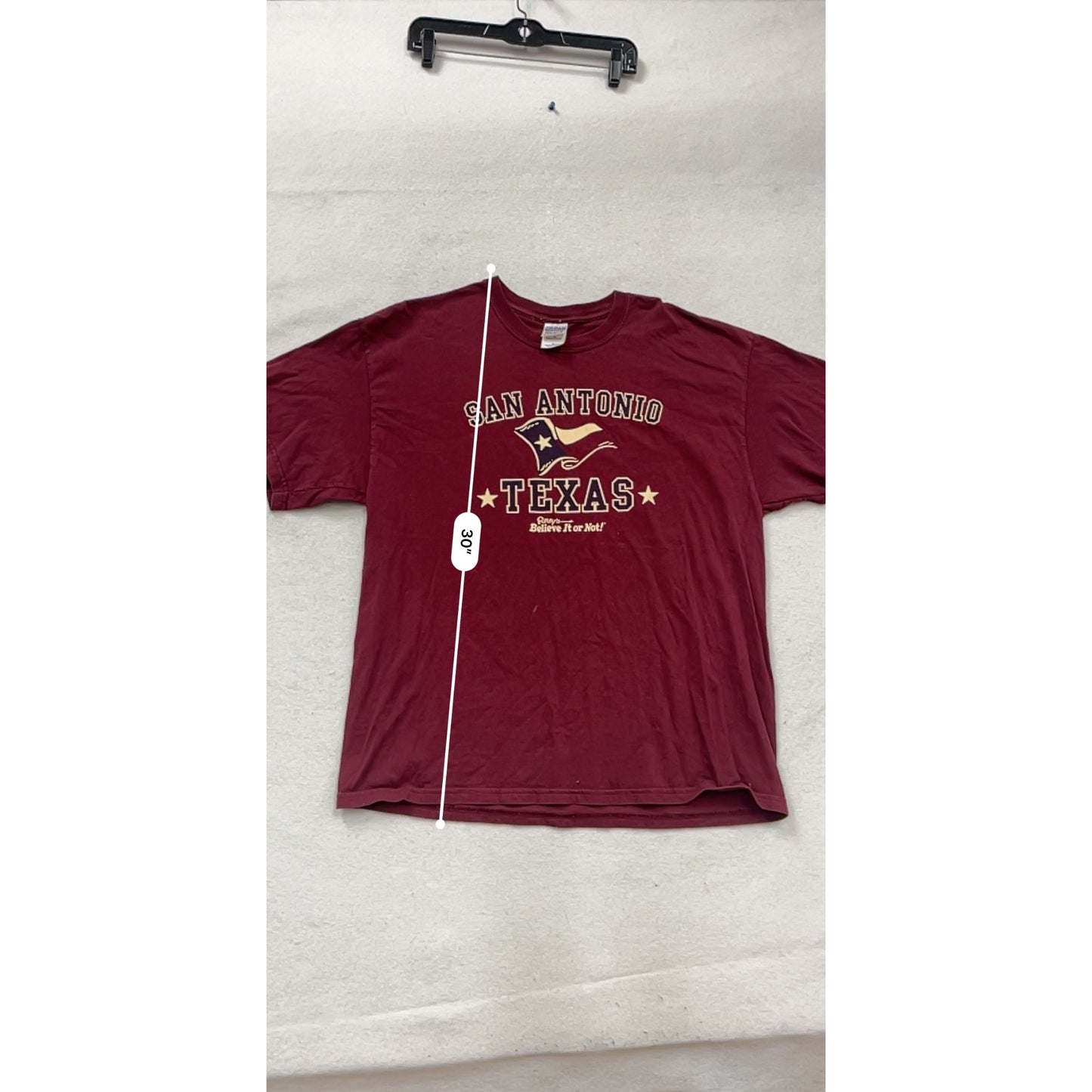 Gildan San Antonio Texas Ripleys Believe It Or Not T-Shirt XL #558A