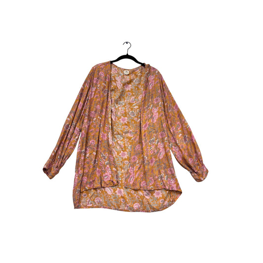 ONeill XL Floral Long-Sleeve Lightweight Cardigan #980A