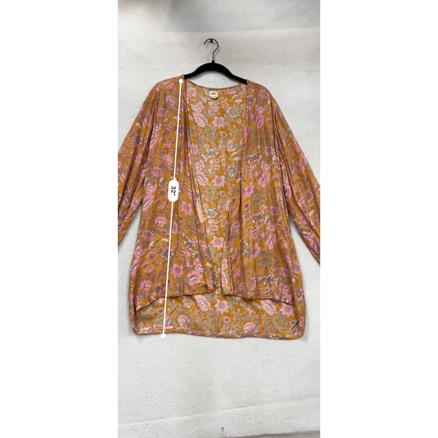 ONeill XL Floral Long-Sleeve Lightweight Cardigan #980A