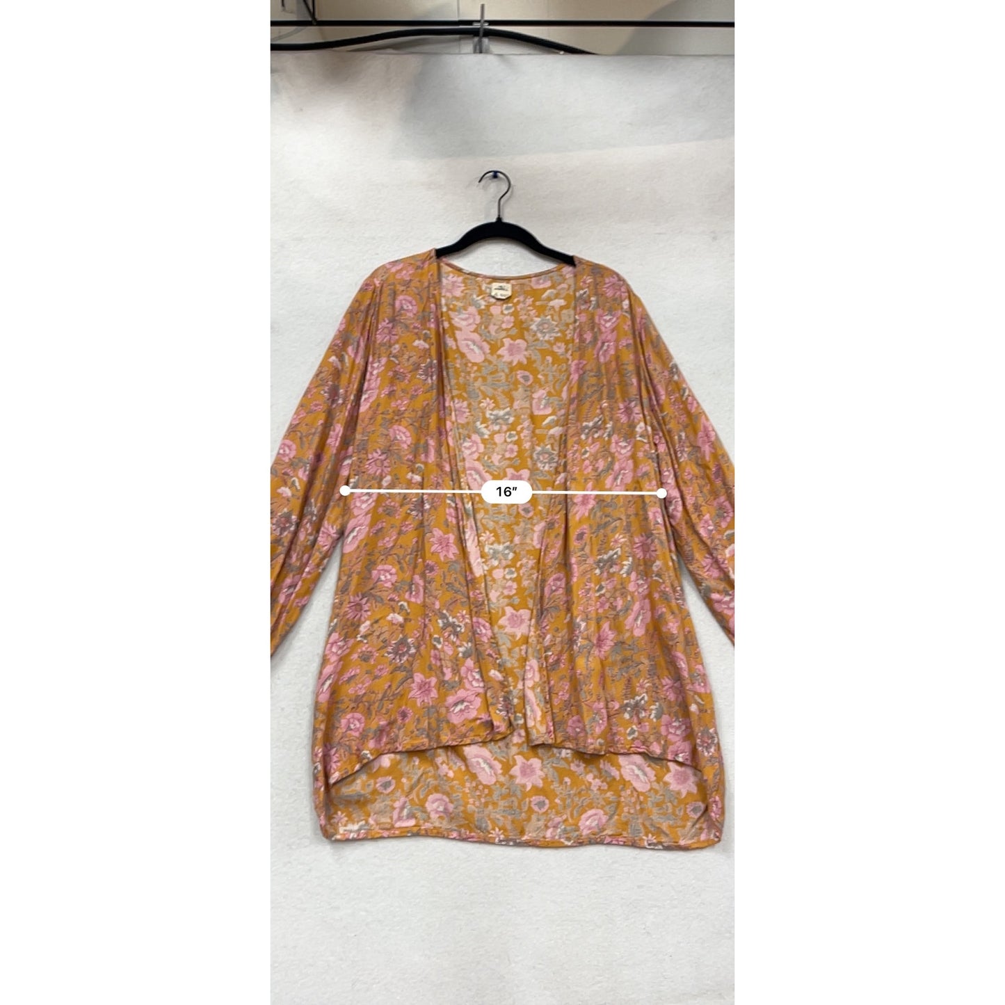 ONeill XL Floral Long-Sleeve Lightweight Cardigan #980A