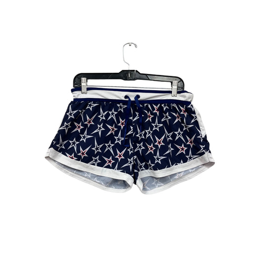 Fabletics Star Print Navy Running Shorts #8816