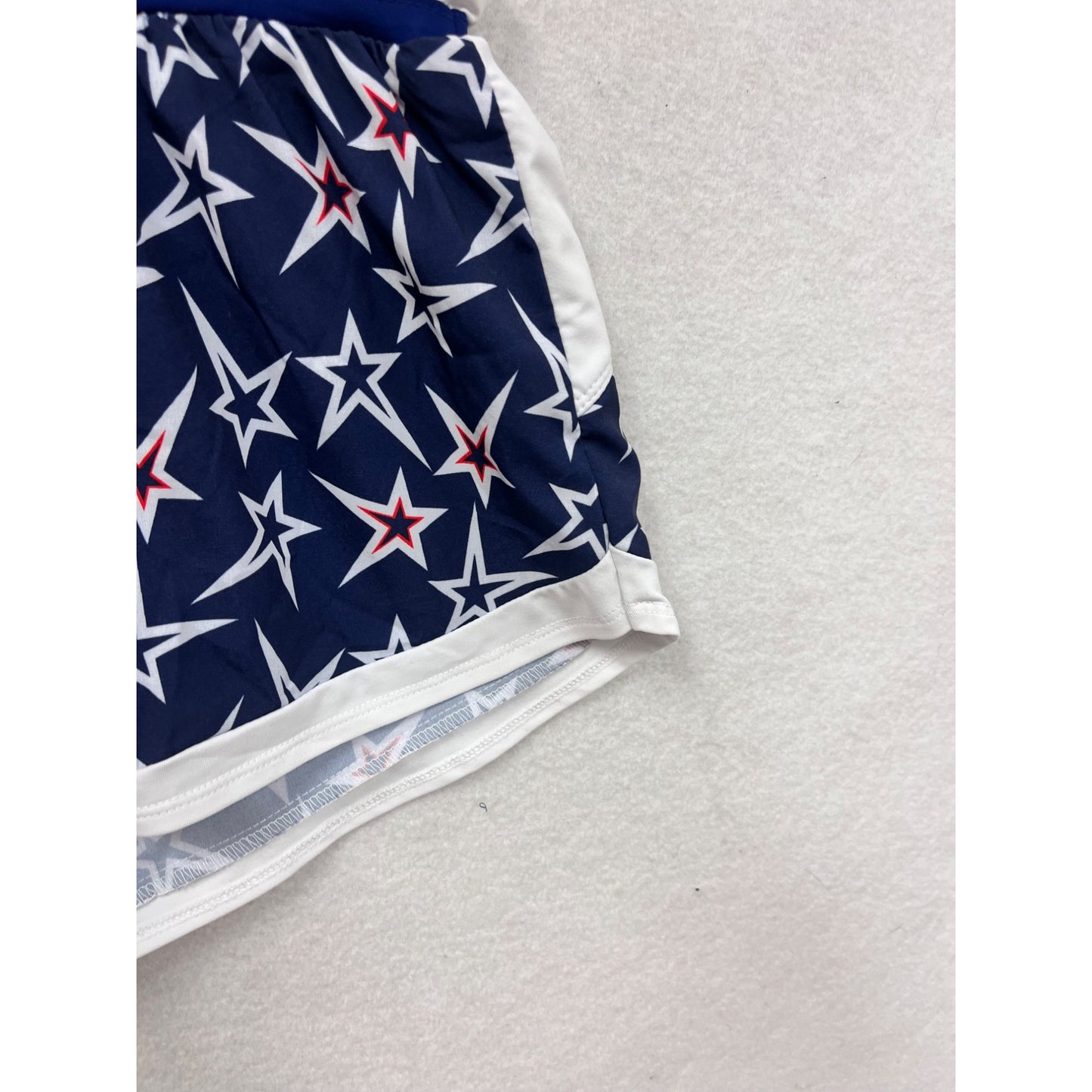 Fabletics Star Print Navy Running Shorts #8816