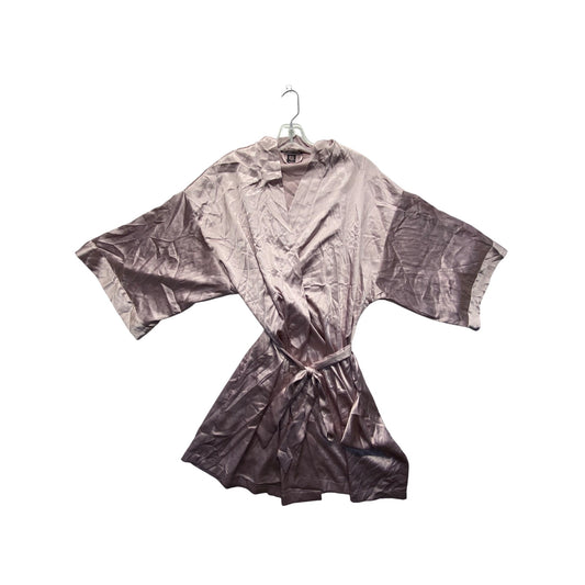 Victorias Secret Womens Satin Kimono Robe M/L Light Pink #7104
