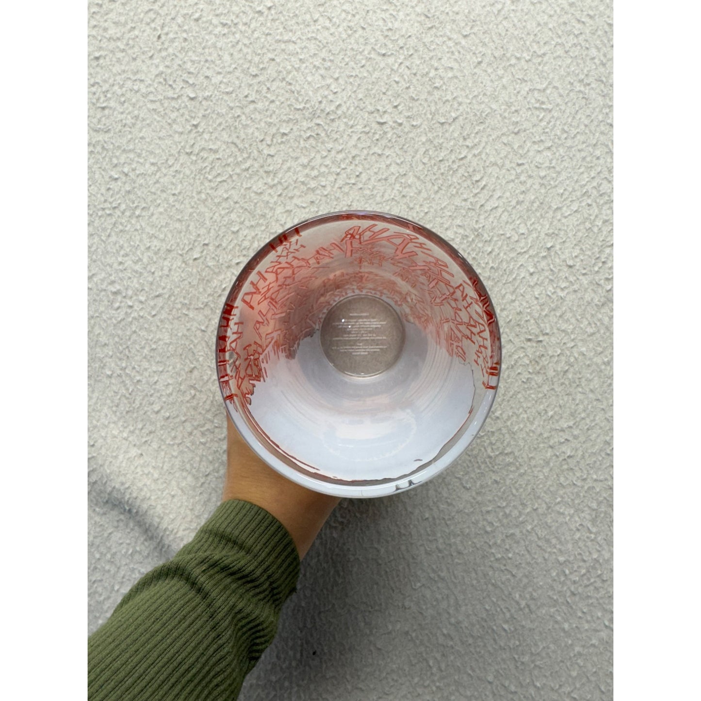 Suicide Squad Joker 16 Oz Glass Tumbler Red & Black Laughing Design #117B