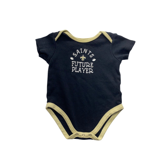 Saints Future Player NFL Baby Short-Sleeve 3/6M Black #7302