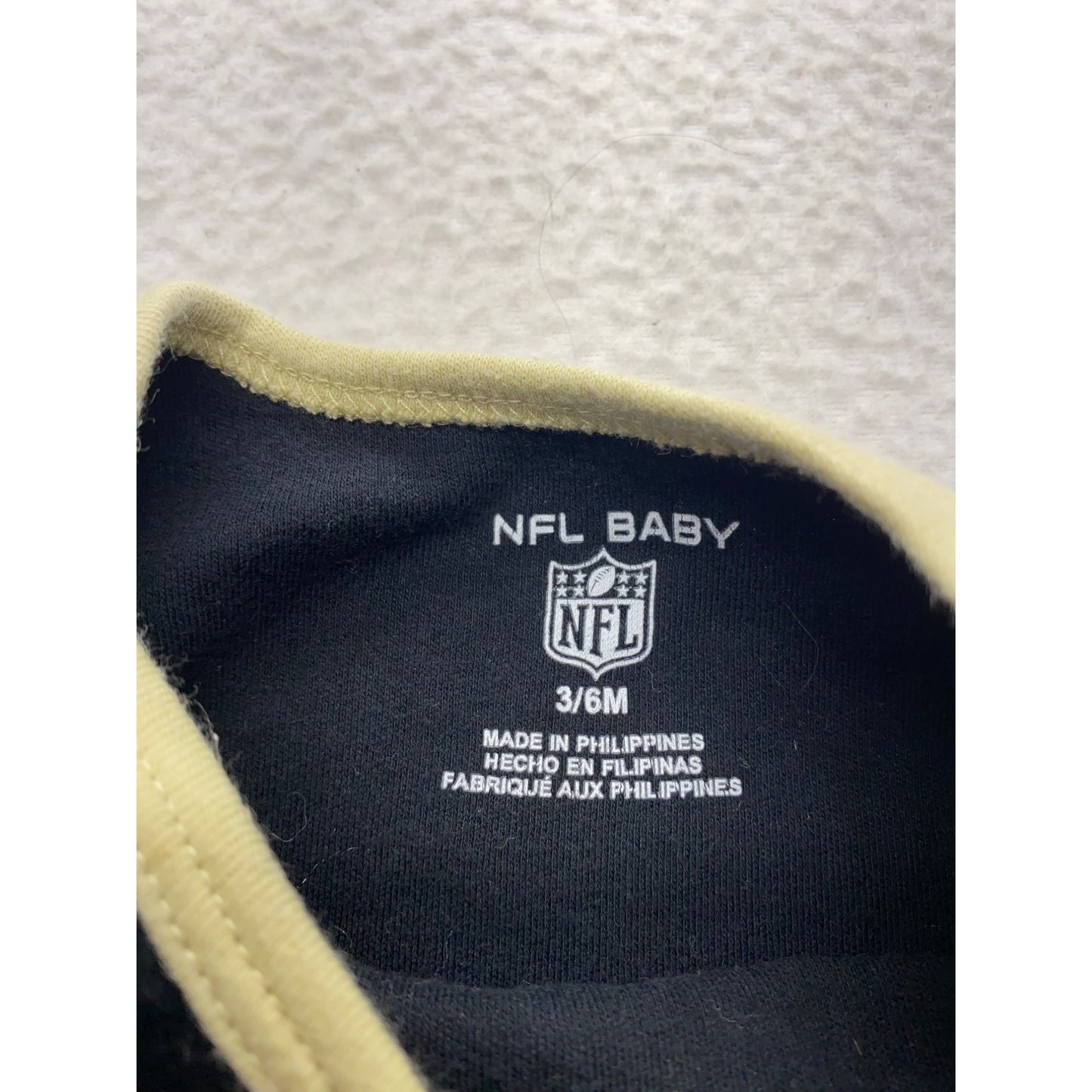 Saints Future Player NFL Baby Short-Sleeve 3/6M Black #7302