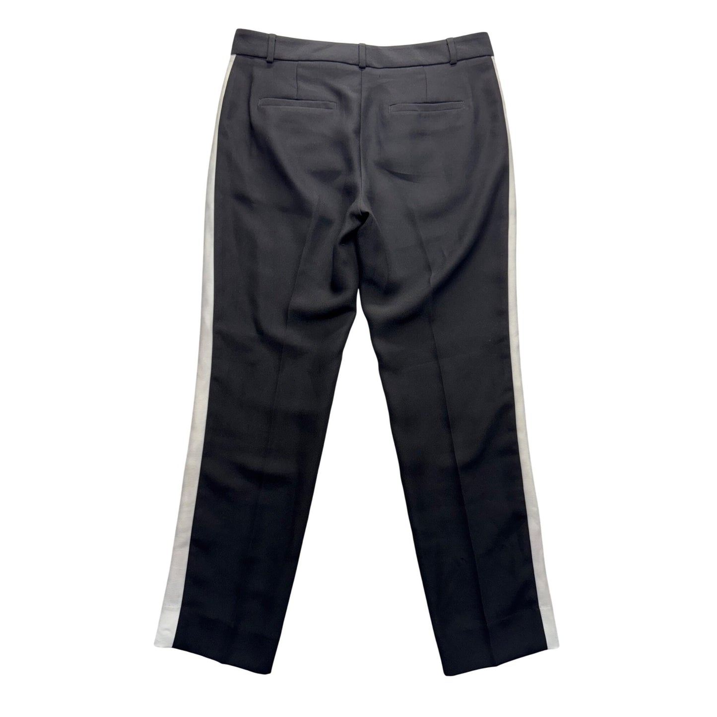 Banana Republic Black Pants With White Side Stripes Size 2 #172B