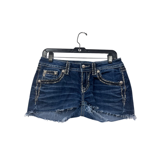 Miss Me Womens Denim Distressed Cutoff Shorts Size 27 #8046